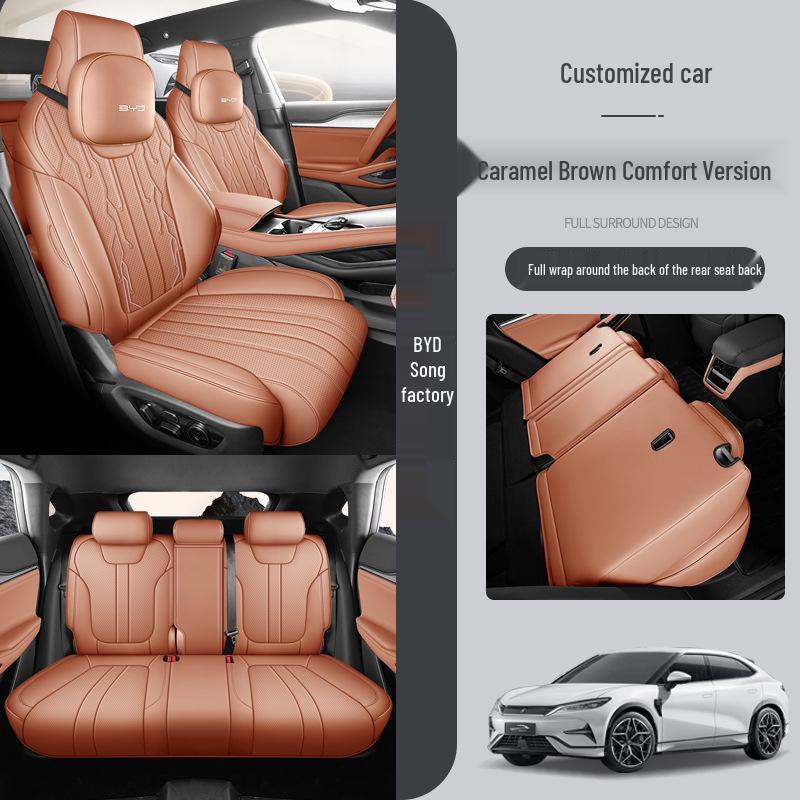 BYD Song L Five-Seat Leather Car Seat Cushion - Four Seasons