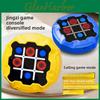 Gioco Portatile Tic Tac Toe Elettronico Ricaricabile Divertimento per Bambini Giocattolo da Viaggio