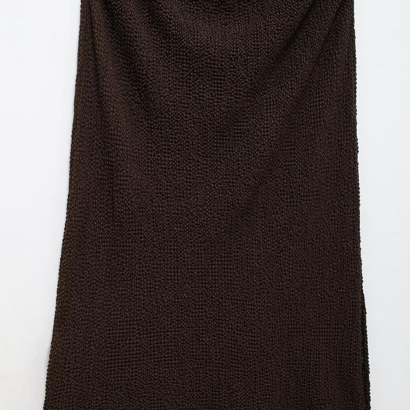 Kaslead New Arrival Women's Clothing Fashion Style Fashion Simple Opening Design Texture Dress 5039807