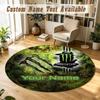 Round Rug Custom NameMonster Energy Pattern Non Slip Carpet Home Floor Decor