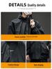 Men's Windproof Outdoor Shell Jacket - 2025 Autumn/Winter Thickened Cotton Casual Workwear Outerwear