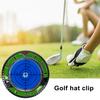 Iron Golf Ball Marker with High Precision Portable Putting Green Reader Golf Marker Clip Professional Training Aid Equipment Golf