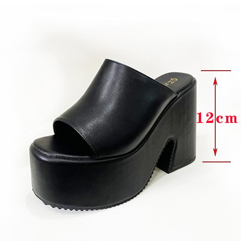Summer Women Sandals Solid Large Size Platform Wedge Heel High Heel Open Toe Sexy Style Sandalias Mujer Elegant Summer Sandals