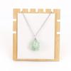 Irregular Natural Crystal Amethyst Rough Stone Pendant, Handmade Twisted Stone Necklace N651