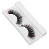 1 Pair 18mm Colored False Eyelashes Cosplay Costume Party Long Curly Pink Glitter Fake Eyelashes for Women G11X01‑2