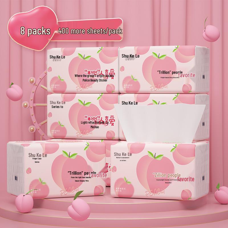 30-Pack Extra-Thick Original Wood Pulp Facial Tissues with Wet Strength