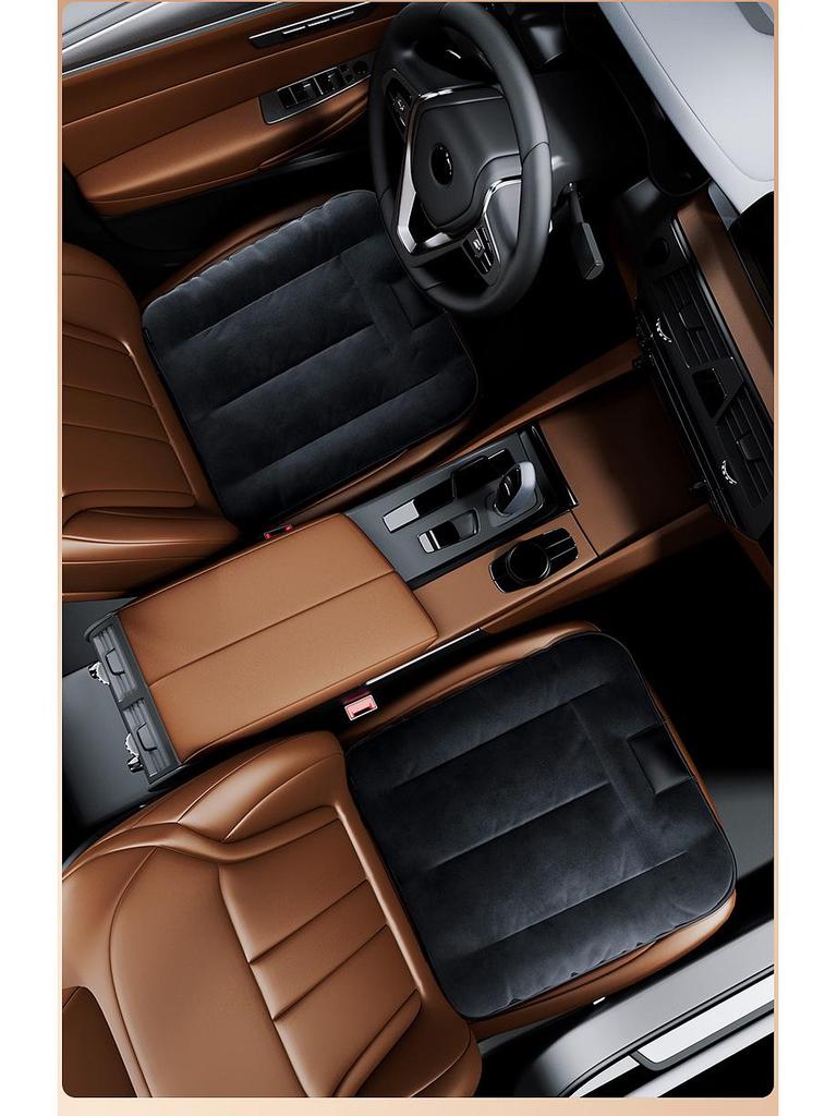 Deluxe All-Season Driver's Seat Cushion - Ventilated Single Car Pad for Comfort