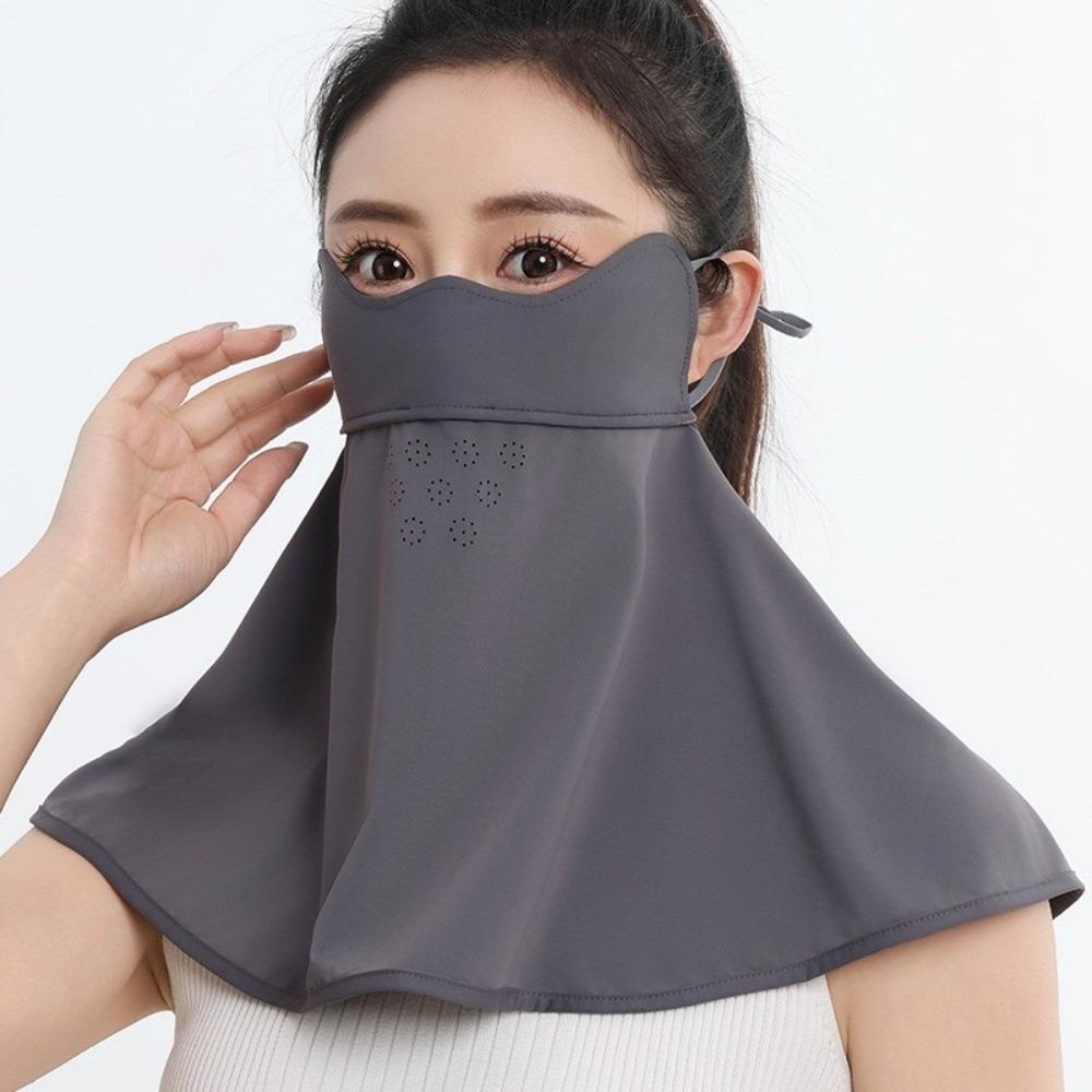 Breathable Face Mask Adjustable Neck Protection Cover Fashion UV-Proof Mask  for Sun Protection