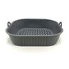 1pc Silicone Air Fryer Liners, Reusable Baking Mats for Oven BBQ, Non-Stick Square Pad Tray, Dishwasher Safe & Food Grade