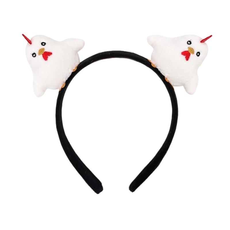 Furry Chicken Hairband Costume Hair Clip Cosplay Tail Great For Dressing Up Halloween And Festival Celebrations