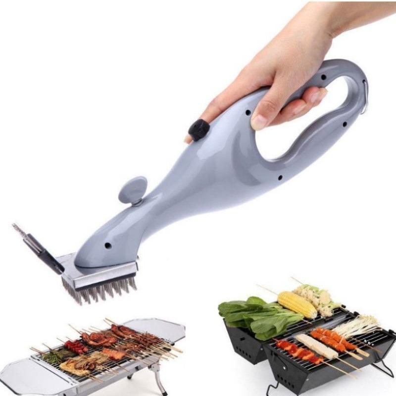 Household Barbecue Strong Oil Fume Stain Cleaning Brush Stainless Steel Wire Brush Barbecue Grid Cleaning Tool