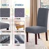 Universal One-piece Chair Cover Non-slip Seat Slipcovers  for Dining Room Home Decor