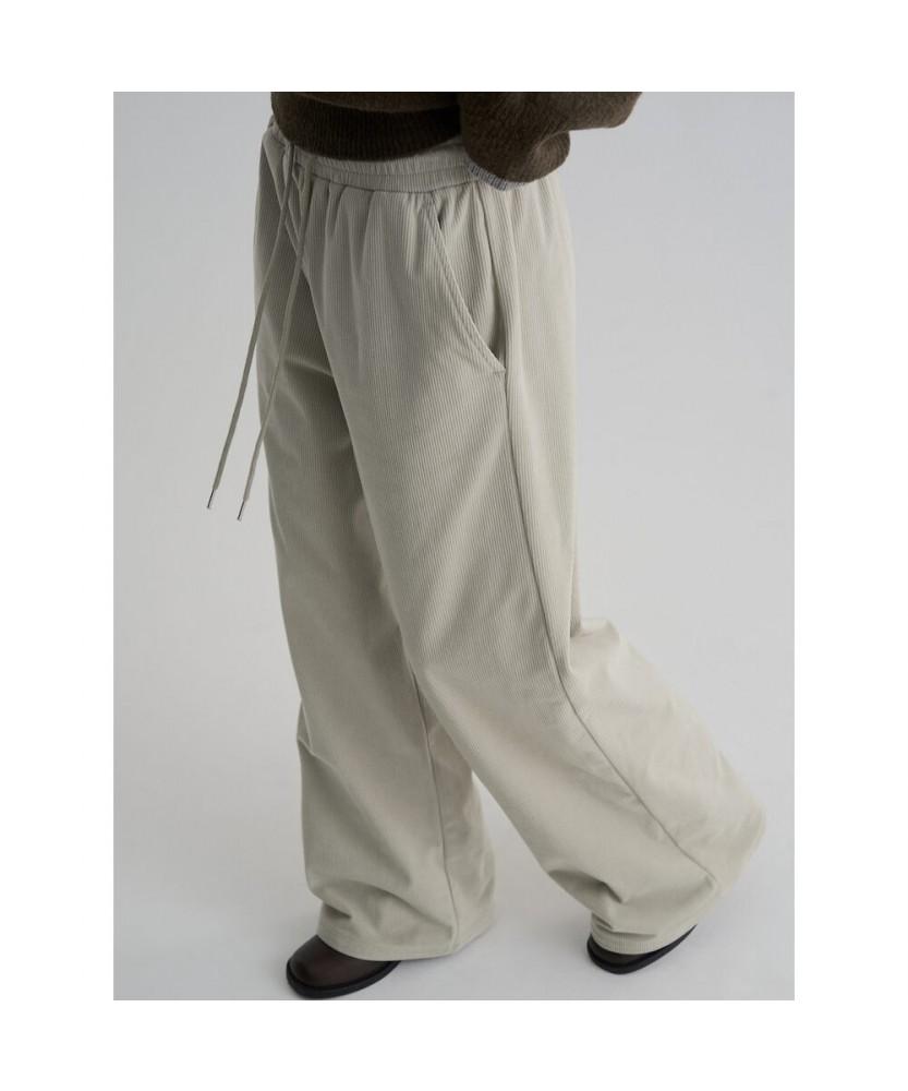 8SECONDS Soft Corduroy Elastic Pants Khaki