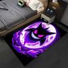 Pokemen Gengar Cartoon Pattern Living Room Bedroom Carpet Bedside Floor Mat 15 Sizes Kid's Room Cloakroom Play Mat Area Rug Gift