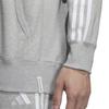 Adidas Medium Gray Heather Size M Men's ESS+ 3-Stripes Sweatshirt, JUP96, (JW6976),