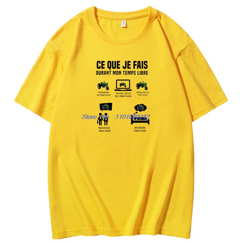 Ce Je Fais Durant Mon Ton Libre Funny Graphic T Shirts Short Sleeve T Shirt Cotton New Shirts And Tshirts Mens Print T Shirt