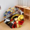 1 PC Automatic Folding Umbrella - One Piece Monkey D Luffy Pattern Portable Foldable Design With 8 Ribs Christmas Birthday Gifts