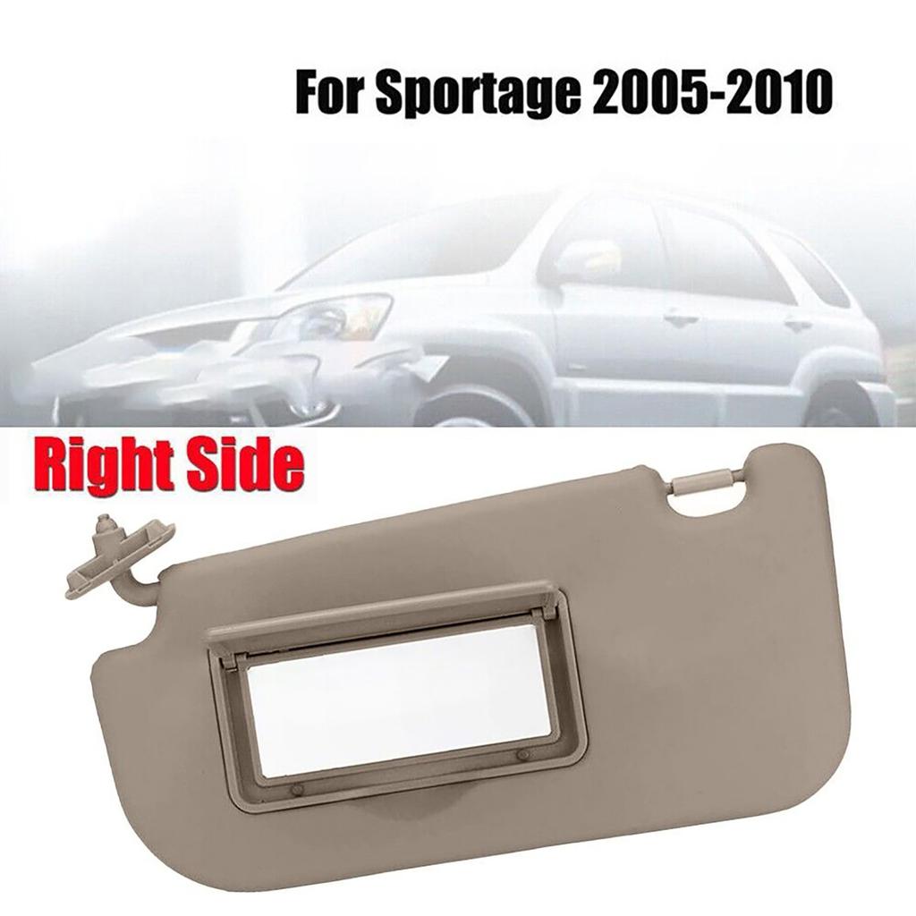 1Pcs Front Right Sun Visor Beig for Kia Sportage 2004 2010 Beige 85201-03000