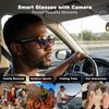 New AI Smart Glasses 1080P HD Camera Chat GPT 32GB Memory 144+Translation BT Call Music Video Smart Glasses For Men Women
