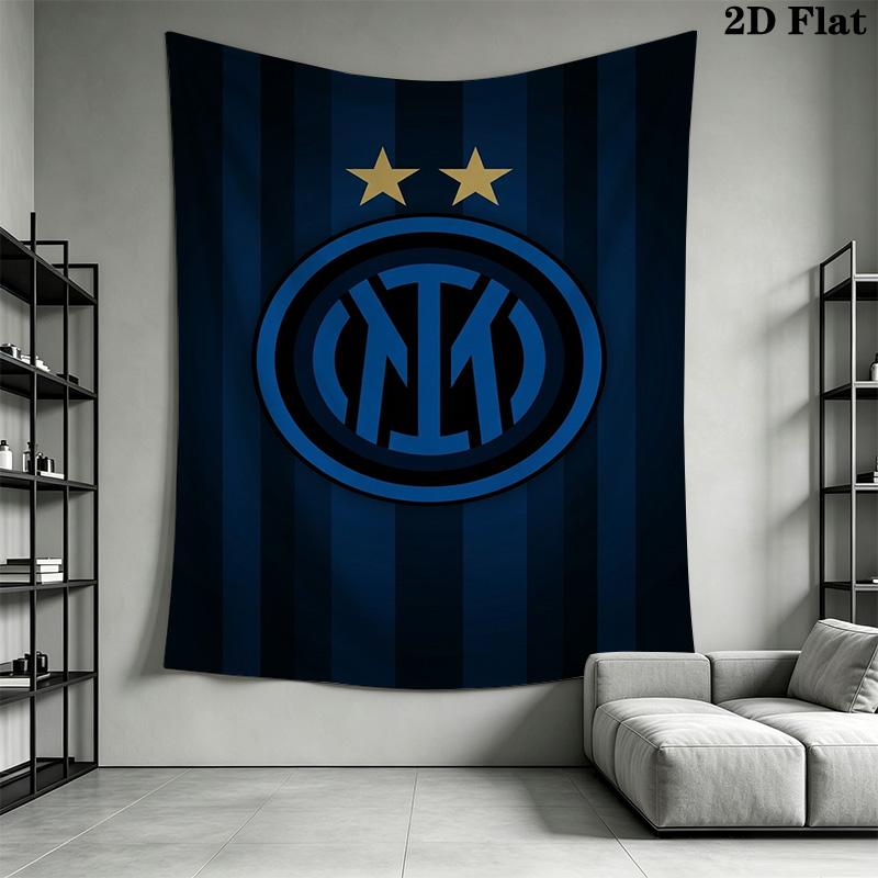 Inter Milan Logo Phone Wallpaper Bedding 1 Duvet Cover 2 Pillowcase Without Core Duvet Cover And Pillowcase Soft And Comfortable