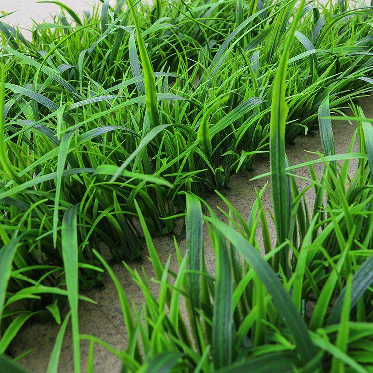 Artificial Green Plant Wall with Flowers - Decorative Turf Mat for Landscaping and Windowsills