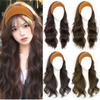 Hair Hoop Half Headband Wig Hairpieces Long Wavy Curly Hair  Party