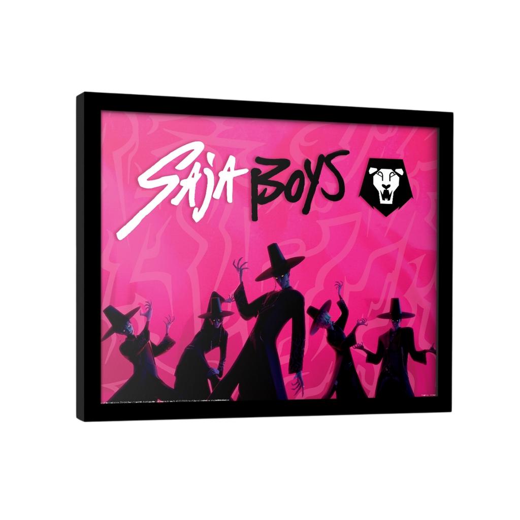 K-Pop Demon Hunters Idol Saja Boys Framed Poster
