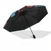 Robot, Cityscape- Automatic Opening and Closing, 8-rib Structure Portable Umbrella, Suitable for Men and Women in All Seasons - Perfect Gift