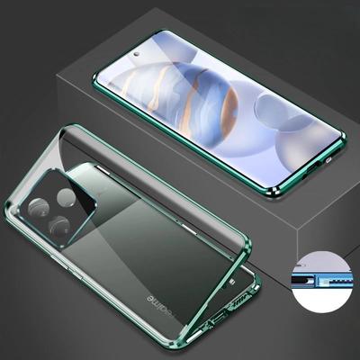 360° Full Double Sided Glass Phone Case for OPPO Realme GT Neo6 SE Neo6se A3 Reno 12 Pro Magnetic Case with Tempered Film Protective Cover