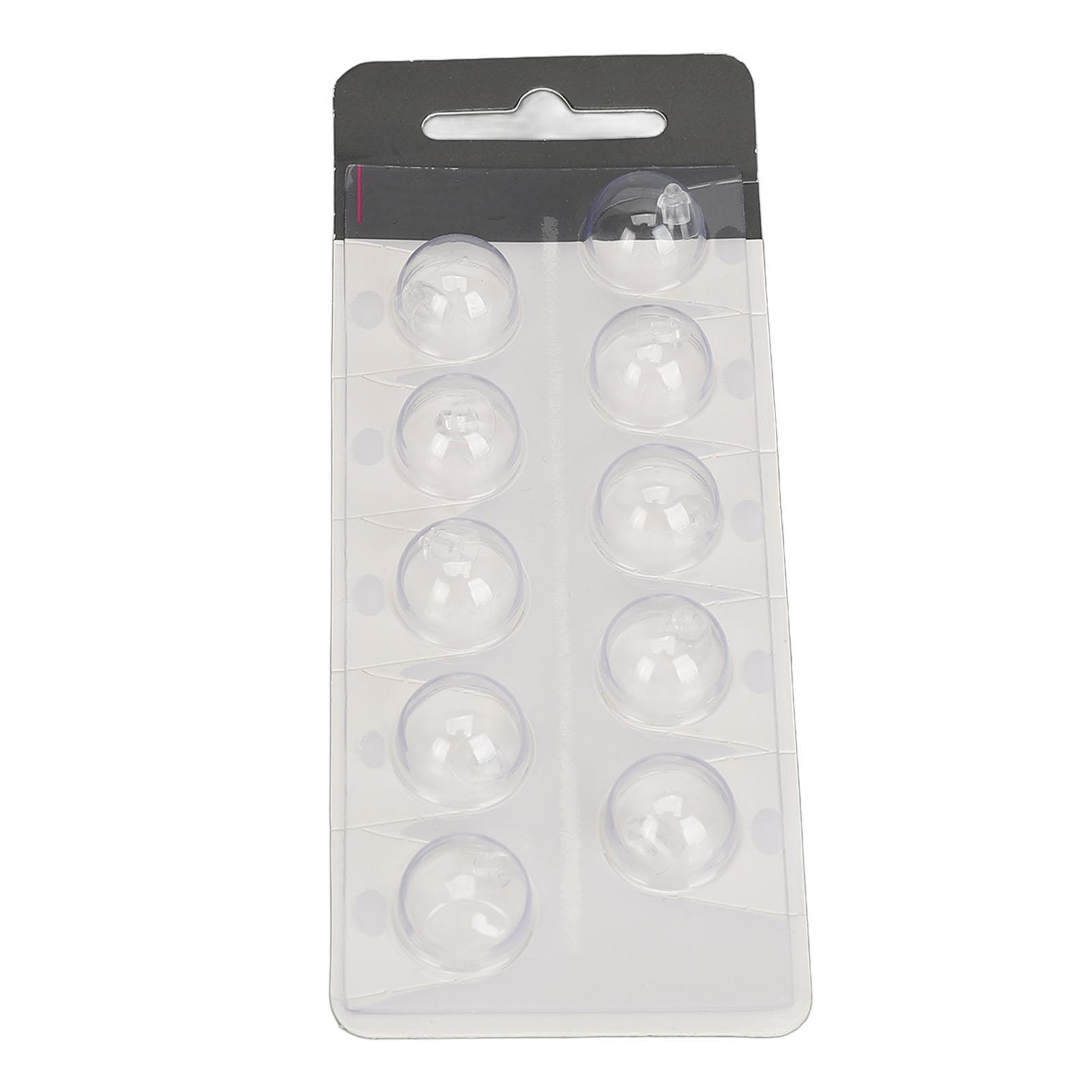 

10 шт. Усилитель звука Открытые купола Круглой формы Мягкий силикон Универсальные Насадки-затычки для ушей Набор куполов для Oti 10mm / 0.39in