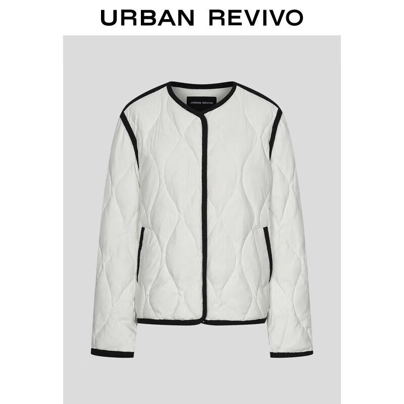 

UR Women s Simple Quilted Color-Block Duck Down Jacket S