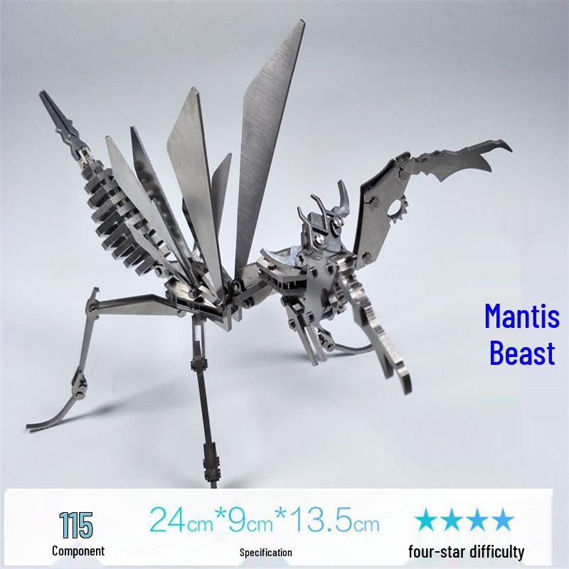 

3D Металлический Пазл: Дракон Зеро Мечник Богомол Скорпион Динозавр Пегас