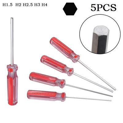Șurubelniță hexagonală de 1,5-4 mm 5 buc./set cap plat hexagonal magnetic