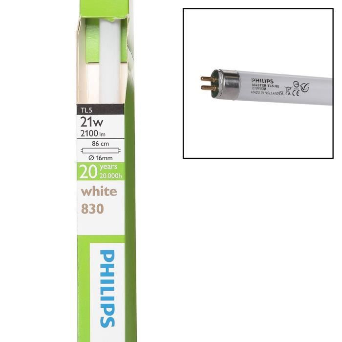 Philips Tube Fluorescent T5 - 21w - 830