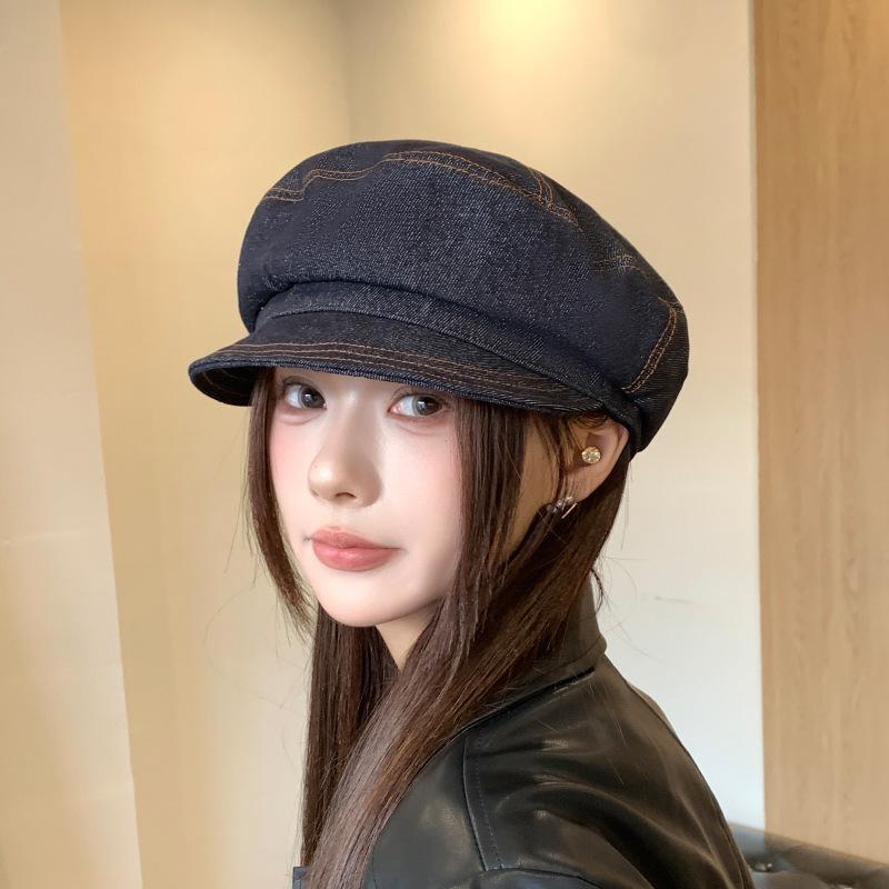 Osmihranná čepice pro děti Retro a univerzální Teplá baretka typu Newsboy Odolná proti větru a zvýrazňující obličej Malý baret pro podzim a zimu