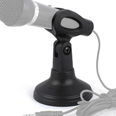 Desk Stand with Mic Clip Round Detachable Base for Singing