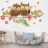 Wall Sticker Romantic Love Owl Couple Self-Adhesive Wall Stickers Bedroom Entryway Living Room Porch Home Decoration Wall Decor Decals
