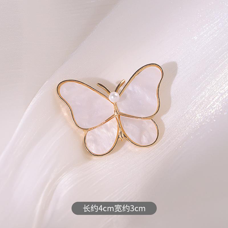 

Cash Fritillary Butterfly Brooch Women s High Sense Niche Pearl Pin Brooch Clothing Sweater Accessories