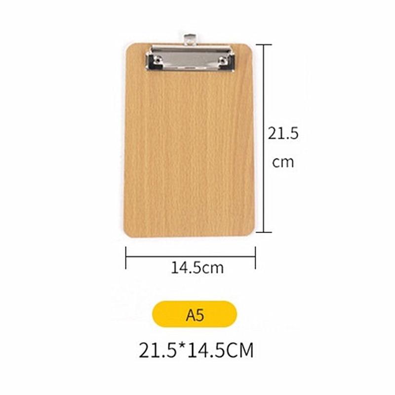 

Модный деревянный планшет формата А4 для записи, плоская скрепка для бумаг, планшет, школьные канцелярские товары, коврик для рисования художника, детский студенческий канцелярский подарок