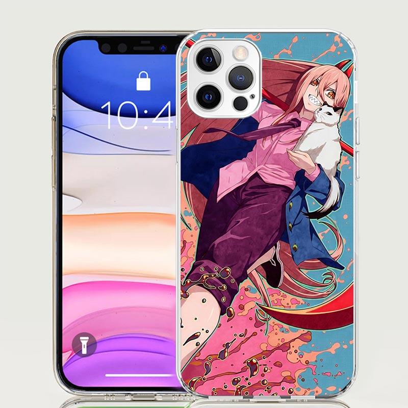 C-Chainsaw Mans Power Phone Case For iPhone 18 17 Air 16 15 Plus 11 14 Pro Max 13 Mini 12 7 8 + SE Pattern Art Customized Cover 17