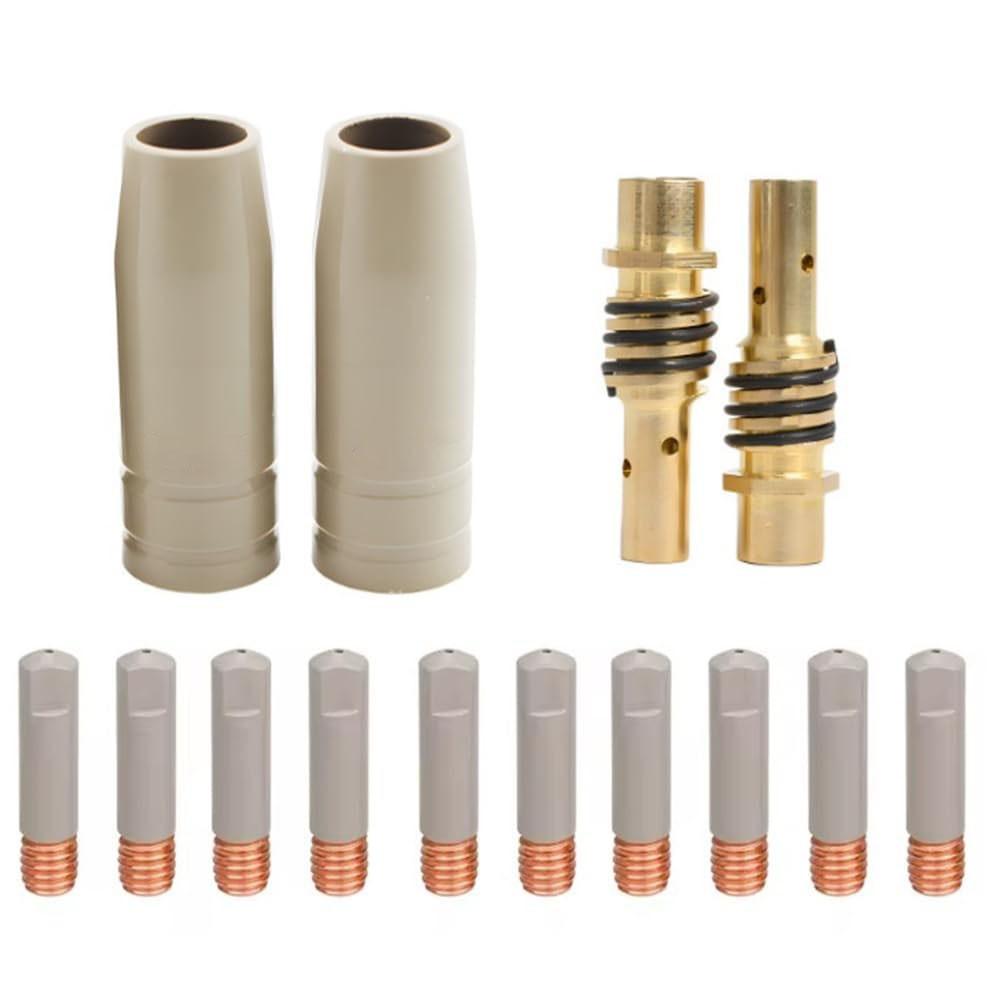 Welding Accessory Kit 14PCS Coating Protection Nozzles Compatible with For 15AK