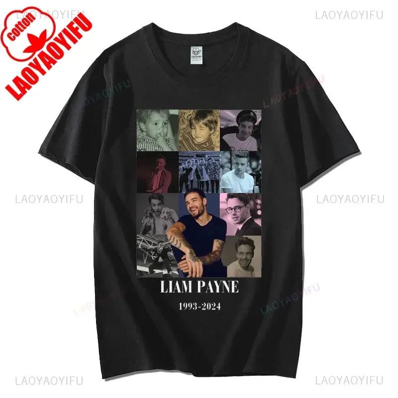 Rip Liam Payne Shirt One Direction T-Shirts In Memory of Liam Payne Tee-Shirt Reunion Tribute Short Sleeve Unisex Cotton Tshirt