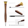 25-in-1 Precision Screwdriver Set for Mobile Phone and Clock Repair with Snap Leather Case