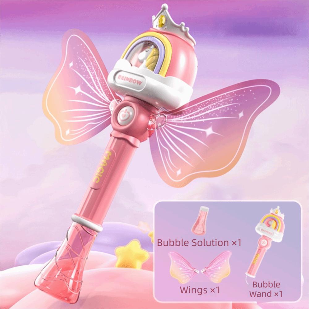 Hand-Held Design Bubble Blower LED Lights Pony  Bubble Blower  Children's Toy