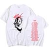 Playboi Carti Álbum de Música Whole Lotta Red Camiseta Estampada Ropa Unisex Camiseta Vintage de Rapero Hip Hop Tops Casuales de Verano Góticos