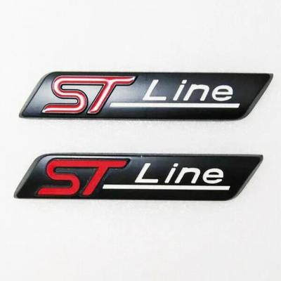 2 יח'\סט מתכת ST LINE מדבקת לוגו סמל פגוש תג רכב גוף מדבקת צד מדבקת