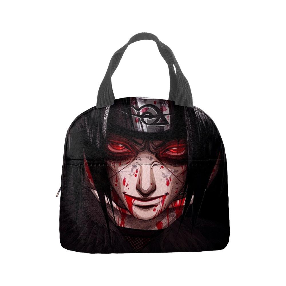 Naruto Lunch Bag, Student With Rice Insulation Bag, Large Capacity Portable Lunch Insulation Bag, Bento Bag, Outdoor Bag.