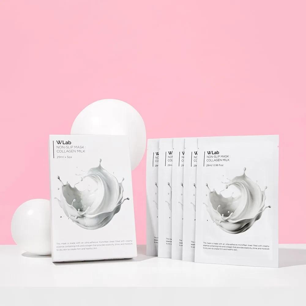 

WLab Non-Slip Mask Collagen Milk 5-Pack