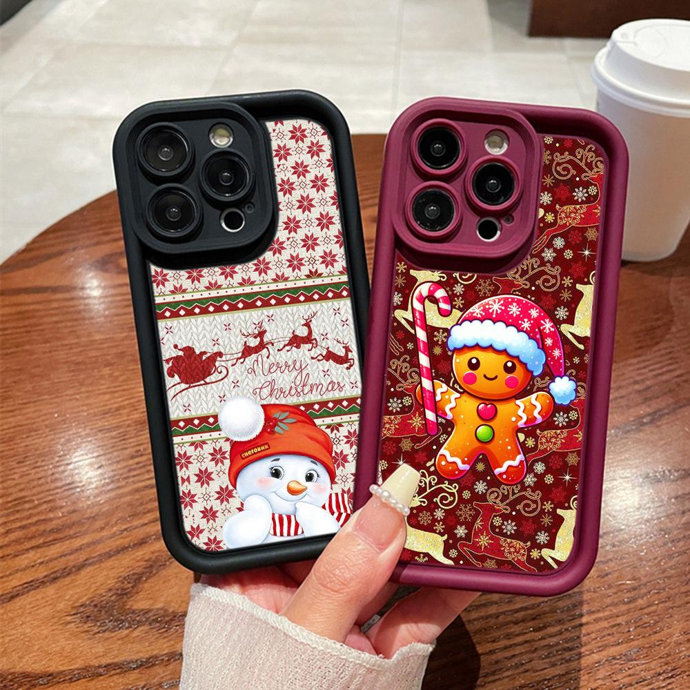 Sky Eye Ladder Soft Case for Samsung A06 A15 A25 A35 A55 S23 S24 FE All Samsung Models Phone Cases Silicone Cover NY29 Merry Christmas Christmas Tree