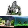Decorazione Rocciosa in Resina per Acquario: Paesaggio Artificiale di Montagne e Acqua per Acquari